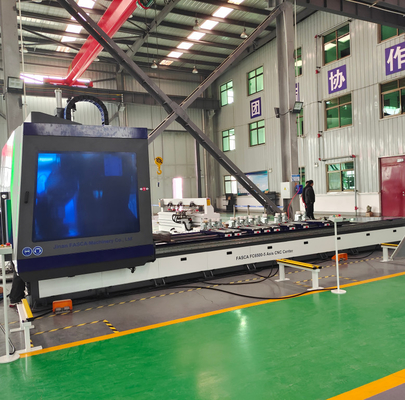 6500mm Gantry type Verticaal 5-assig CNC-bewerkingscentrum voor industriële aluminium, koper, PVC-verwerking