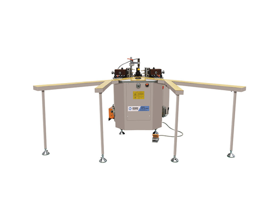 Zware synchrone hoek combinatie machine voor aluminium deuren en ramen