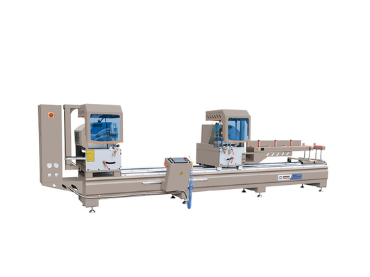 45° Double Head Precision Cutting Saw voor aluminiumprofiel Automatische lengte