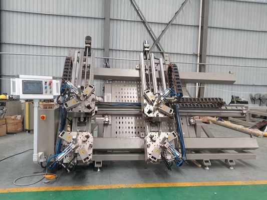 4 Hoofd CNC hoekcrimpmachine voor aluminium deuren en machines