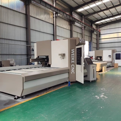 6500mm CNC Aluminium MachiningCutting Center Voor 45 90 Graden Venster Deur En Gordijn Muur Machine