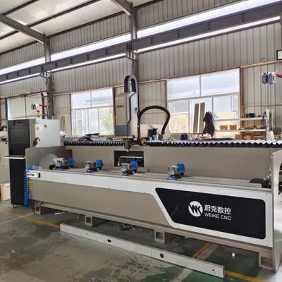 Aluminiumprofiel 3+1 CNC-bewerkingscentra Werklengte 3200 mm met automatische gereedschapsschakelaar