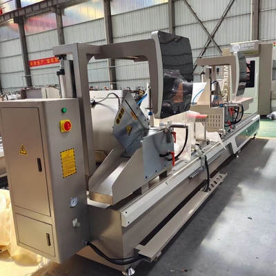 Digitaal display Double Head Cutting Saw Met 550mm diameter zagblad snijden 45 en 90 graden