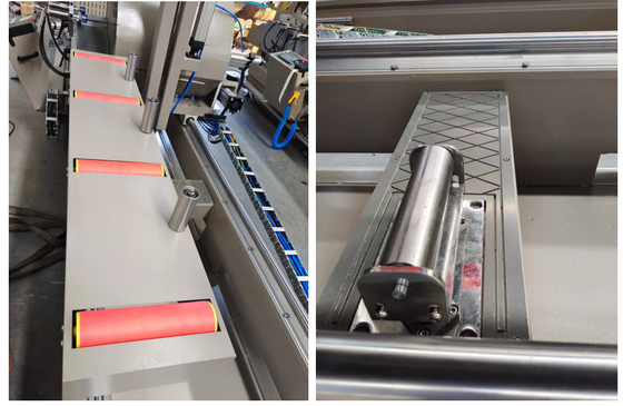 600 mm CNC Double Head Mitre Zaag voor het snijden van aluminium profiel op ramen en deuren maken fabriek