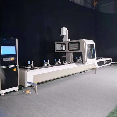 Hoge efficiëntie 4 assen boor CNC-bewerkingscentrum voor aluminiumprofielverwerking