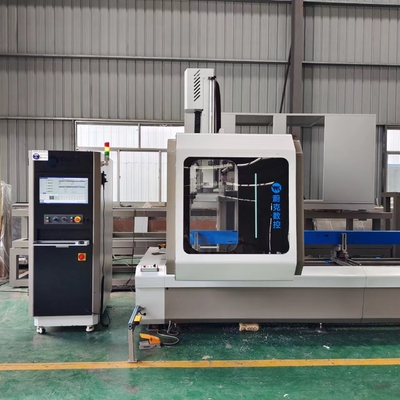 7000 mm ATC CNC 4-assige verticale aluminium legering deur, raam en gordijn muur maken machine