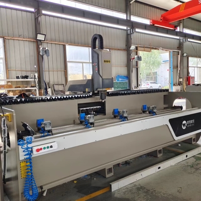 Aluminium UPVC 3 Assen Bewerkingscentrum Venster Deur En Gordijn Muur Machine