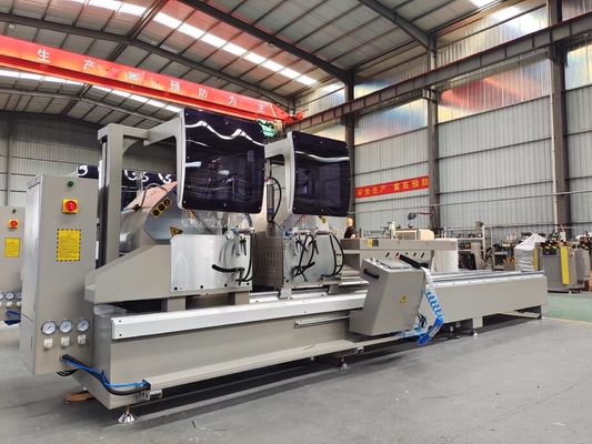 600 zaagblad CNC dubbelkop mitre snijmachine voor aluminium en pvc venster deur