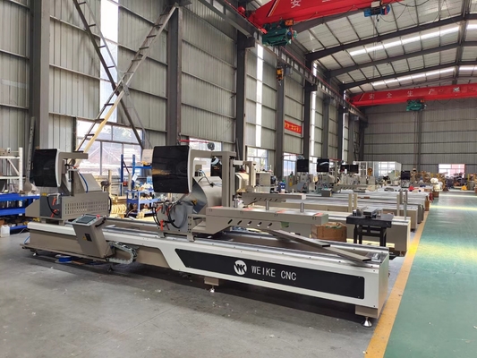 Aluminium Automatische CNC Double Mitre Zaag Voor Venster Deur En Gordijn Muur