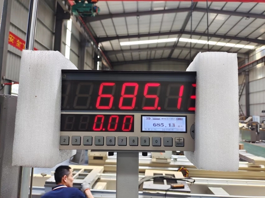 Digitaal display Dubbele mitre afsnijden zag voorblad zaagmachine voor aluminium en UPVC