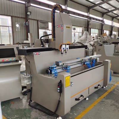 Aanpasbare 3,5 kW * 2 Spindel Power CNC-boorfreesmachine voor aluminium vensterdeur en minimalistische meubelmakerij