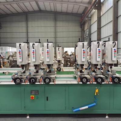 Aluminium kopieerroutermachine Hoog efficiënte multi-head combinatie automatische boormachine