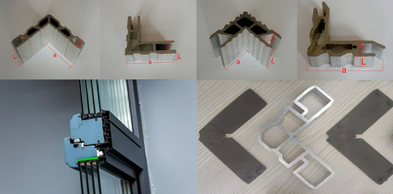 Aluminiumhoekverbindingsprofiel snijmachine met voedings- en snijfunctie