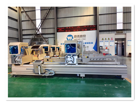 Maximale snijlengte 4200 mm Aluminium dubbele kop Miter zagen Verkoop