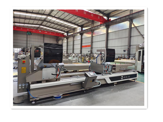 Aluminium tweekopssnijzaag WJM-CNC-600*4200