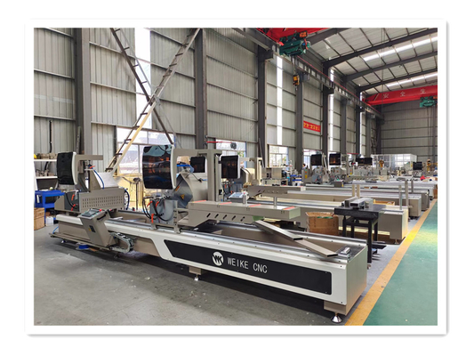 Aluminium tweekopssnijzaag WJM-CNC-600*4200