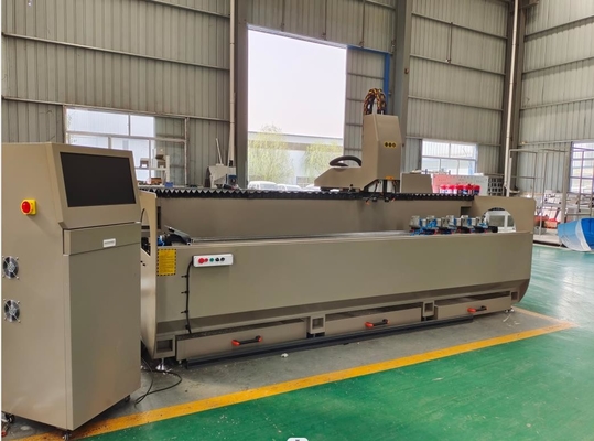 3000 mm 3200 mm Dubbelkop Spindelboren Machine CNC Punching Machine Voor Aluminium PVC Venster deur maken