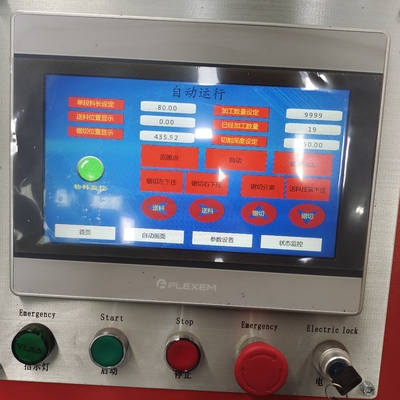 Industriële aluminium enkelkop CNC-snijmachine voor zaagmachine Automatisch voeden met 500 mm zaagblad