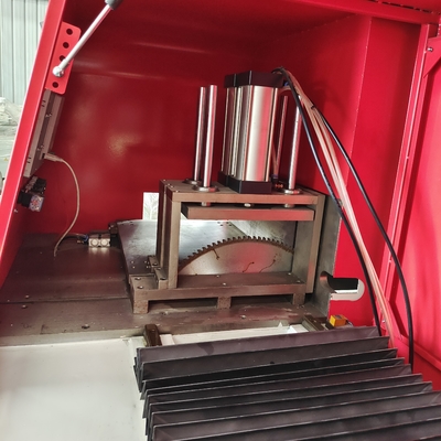 CNC industriële aluminium massieve aluminium staaf 90 graden enkelkop snijzaag