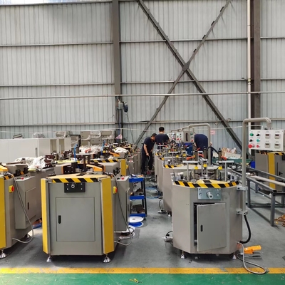 Aluminium machine voor het maken van ramen en deuren Hoekcrimpmachine met hydropneumatisch systeem