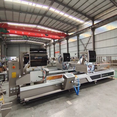 CNC dubbelkopsnijmachine zaagmachine Aluminium UPVC snijmachine venster deur snijmachine