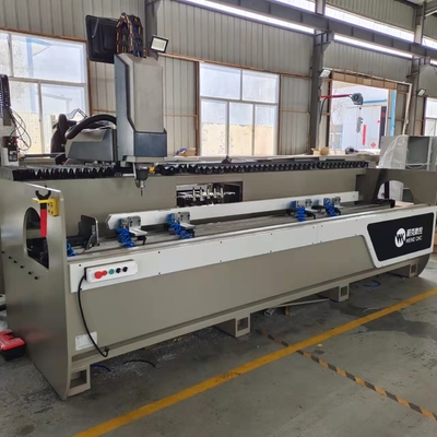 Gordijnwandprofiel Aluminium Cnc Horizontaal Bewerkingscentrum Volledig Automatisch