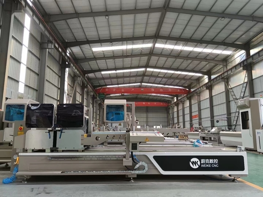 600 mm CNC Double Head Mitre Zaag voor het snijden van aluminium profiel op ramen en deuren maken fabriek